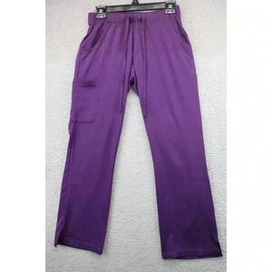 H. H. Works by Healing Hands Women's Purple Scrub Pants-Size XS/P-Pockets